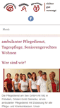 Mobile Screenshot of pflegedienst-am-see.de